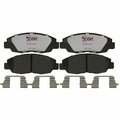 R/M Brakes BRAKE PADS OEM OE Replacement Hybrid Technology With Hardware EHT465AH